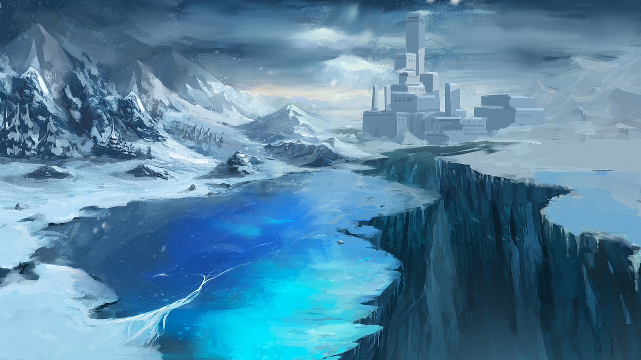 冰天雪地|插画|游戏原画|侯小侯_原创作品-站酷zcool