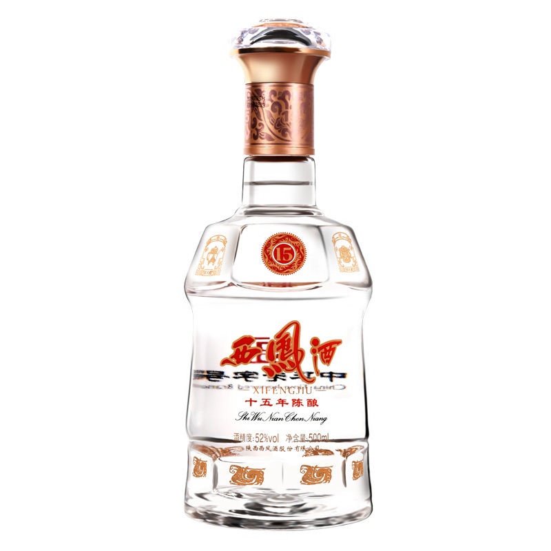 西凤酒十五年陈酿52度500ml6瓶整箱装凤香型白酒