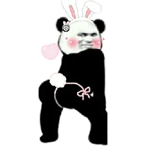 斗图熊猫头表情包