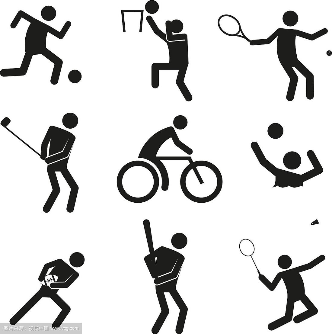 运动图形符号图形集