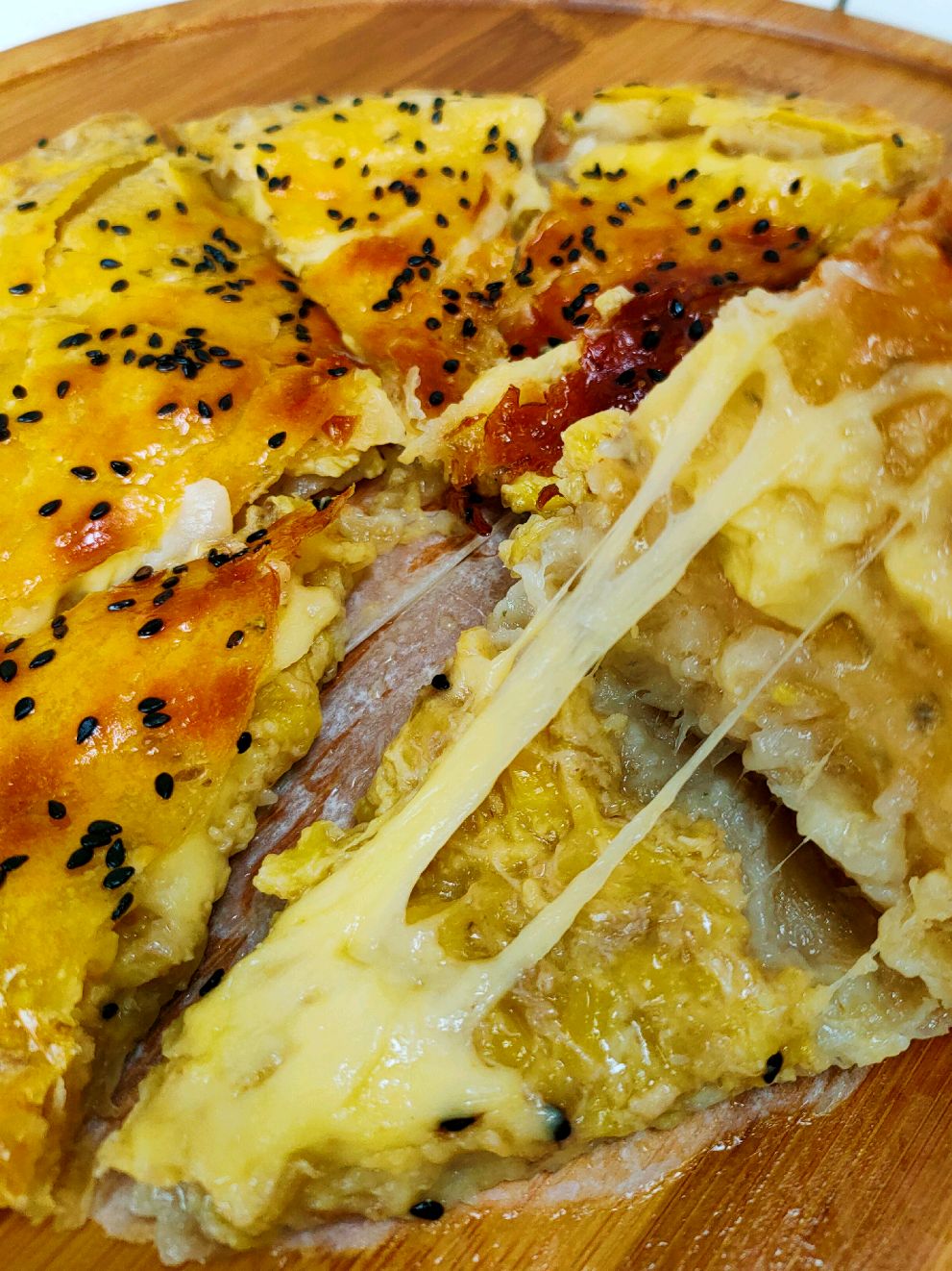 爆浆香蕉芝士饼