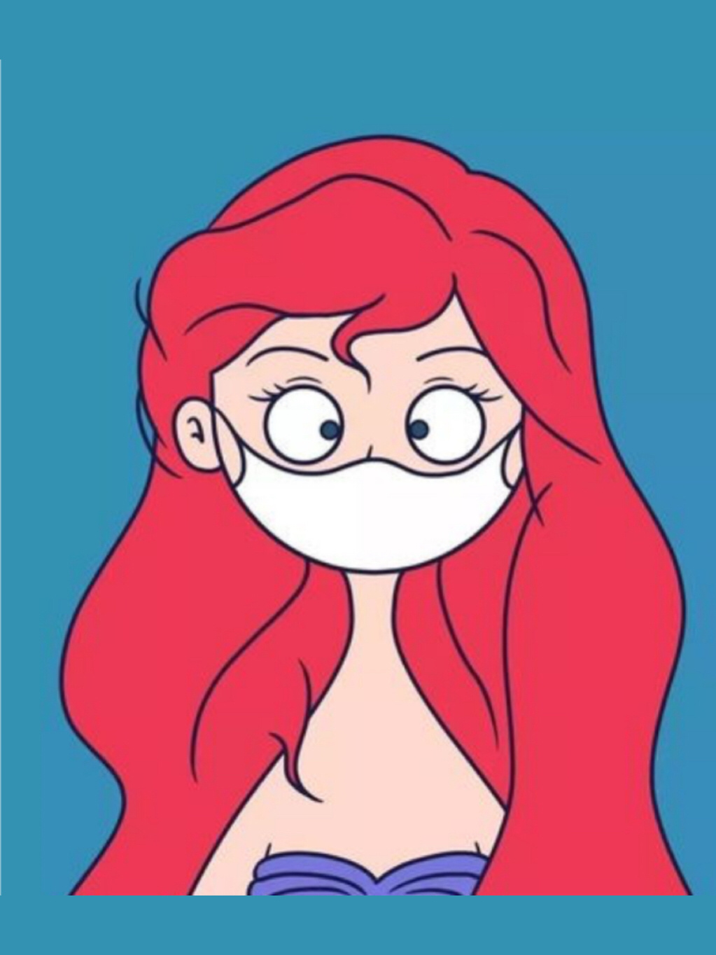 分享一组戴口罩的卡通图片 可直接打印设计独一无二的口罩