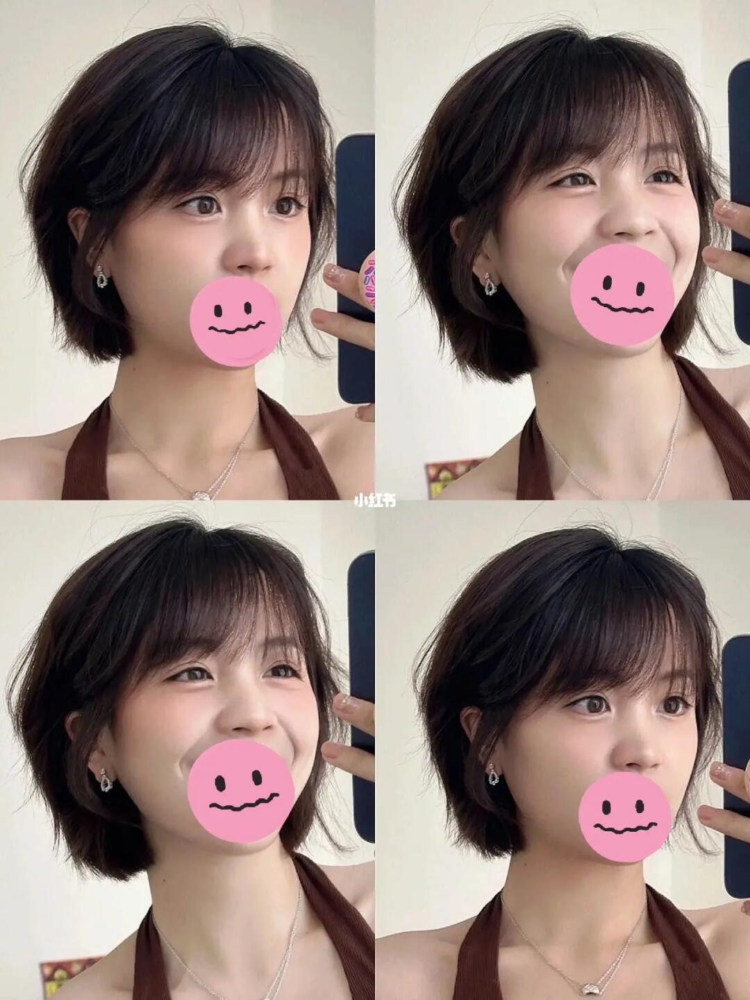 非常少女感的减龄短发,显瘦显小瘦脸99