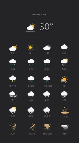 icon天气图标