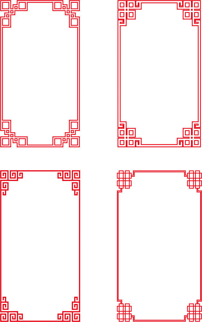 中式装饰边框素材