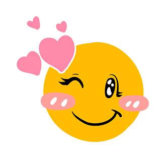 抛媚眼的爱心小黄人