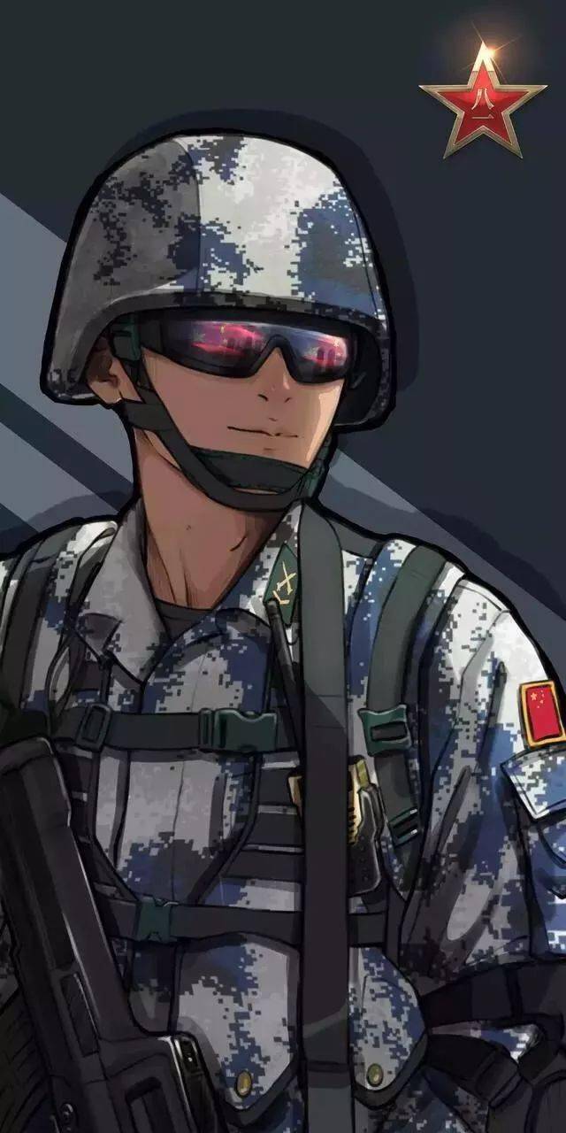 八一致敬中国军人硬汉军人铁血壁纸来袭