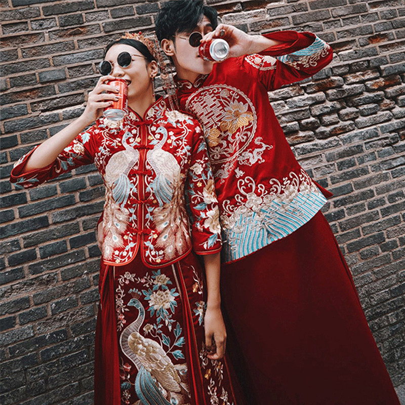 男新郎结婚礼服套装