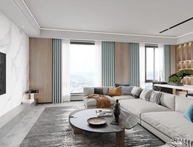 八张客厅窗帘案例总有一款你喜欢