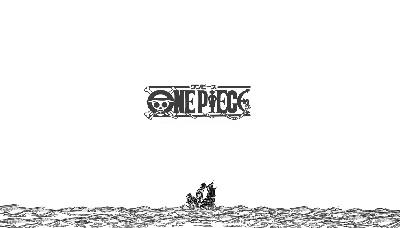 wallpaperengine海贼王黑白漫画风标题动态壁纸