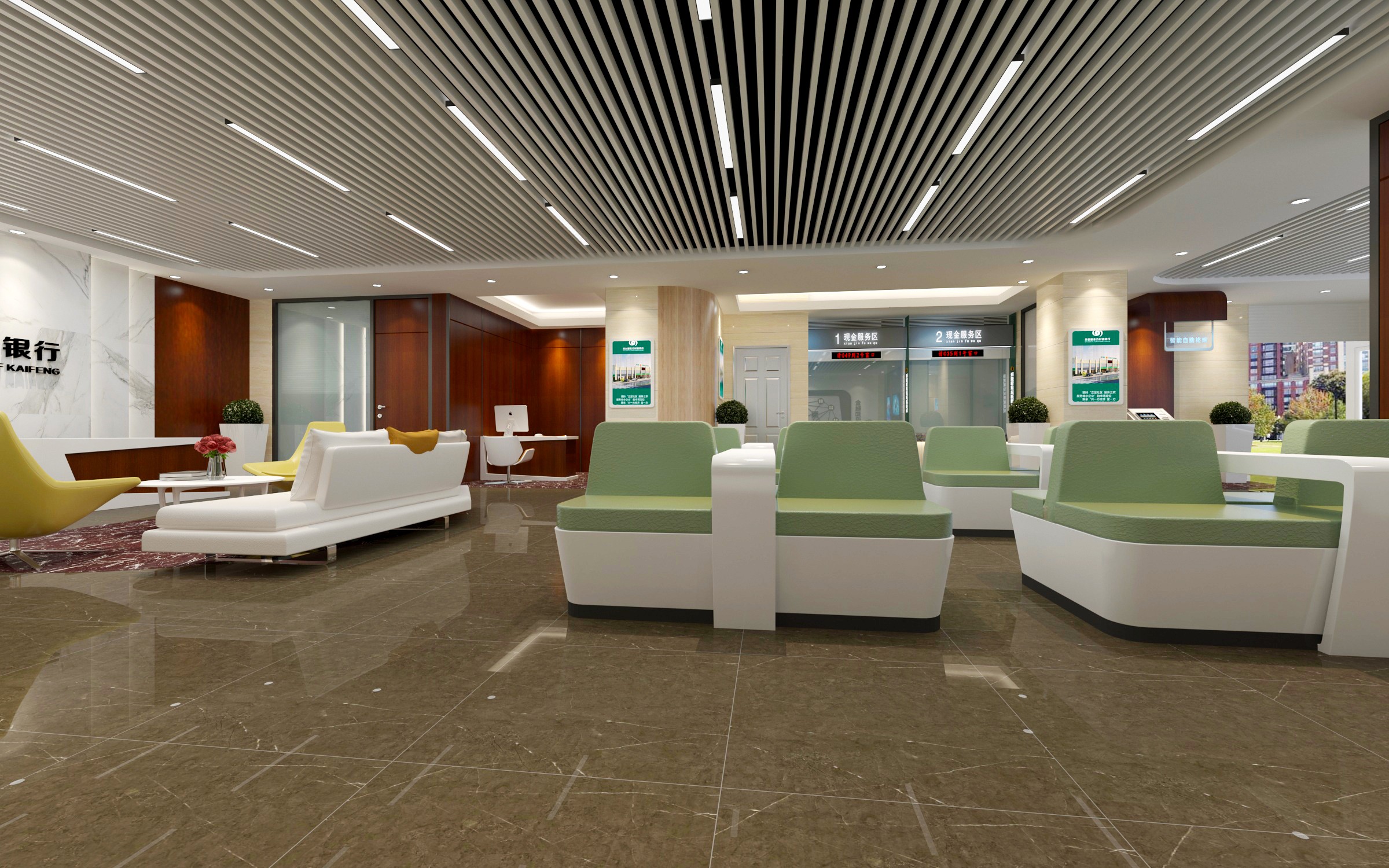 八里湾新东方银行设计效果图