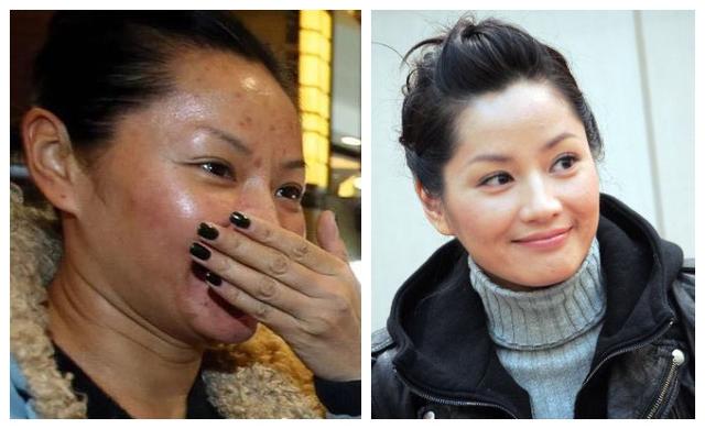 卸妆后6大女明星,董卿那英变大妈,最后一个太吓人