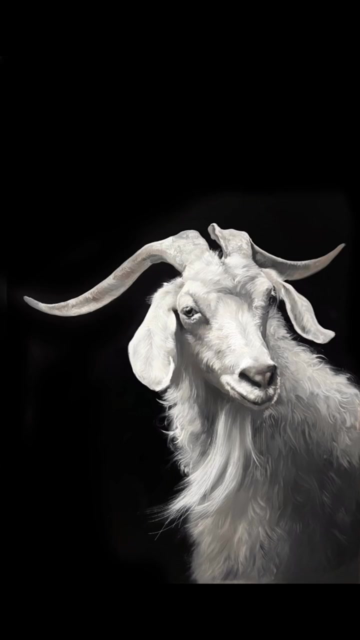 端午吉祥,羊羊羊油画艺术创作