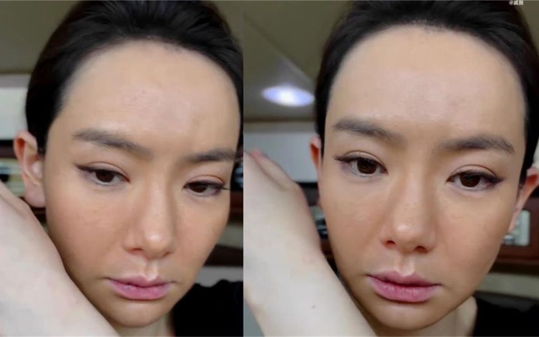 戚薇怼脸拍现原形?真实颜值翻车,素颜照又老又糙丑到没眼看