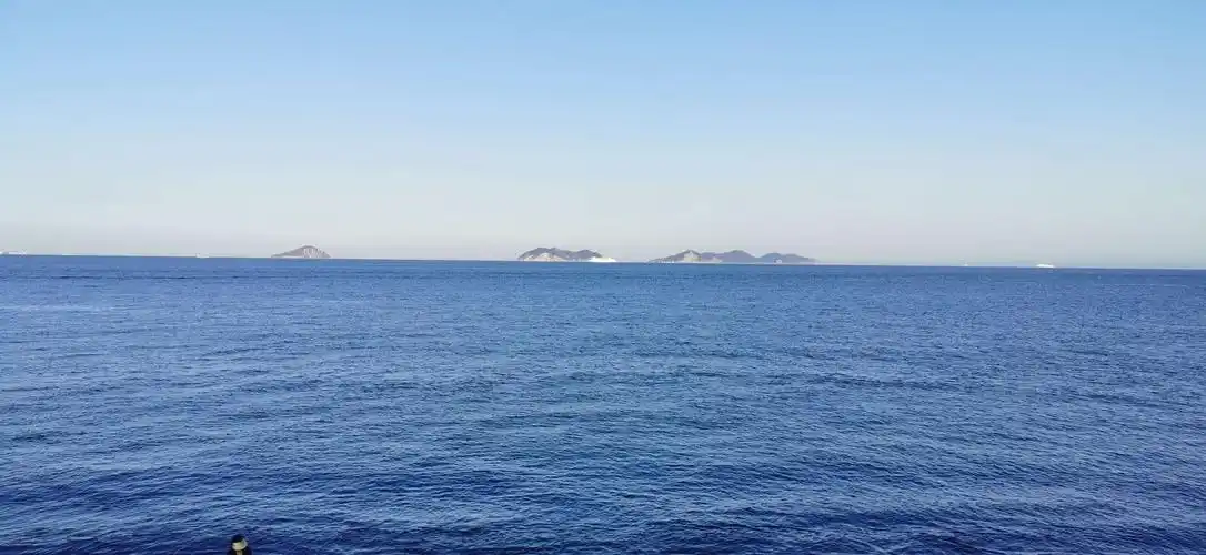 蓝天白云一望无际大海,海之韵风景
