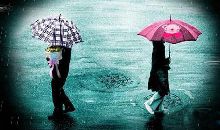 情侣分手伤感图片真正在乎你的人是不会不回头的