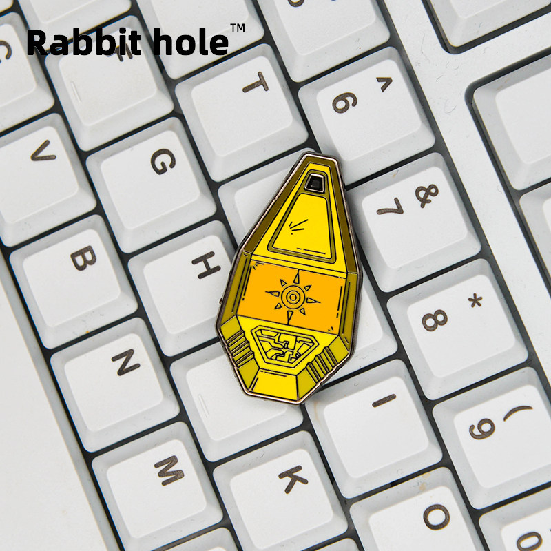 兔子自制勇气徽章数码宝贝胸针友情pins金属周边胸针