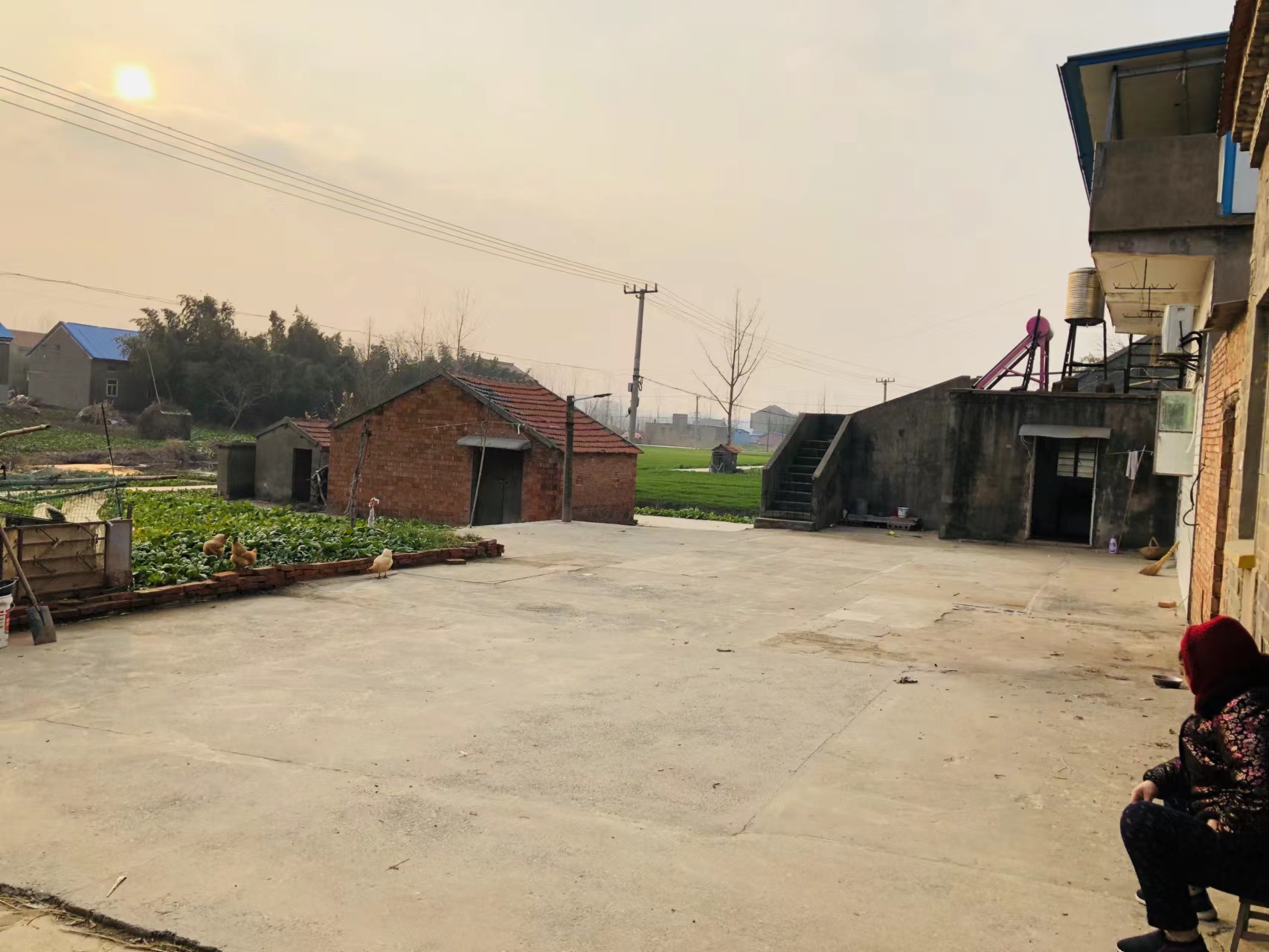 老人总是孤独的坐在自家门口发呆的场景真的很难不哭