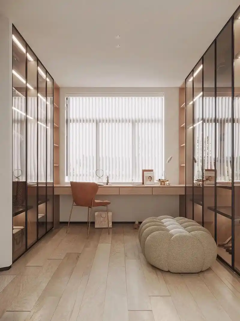 10款简约高级的衣帽间设计