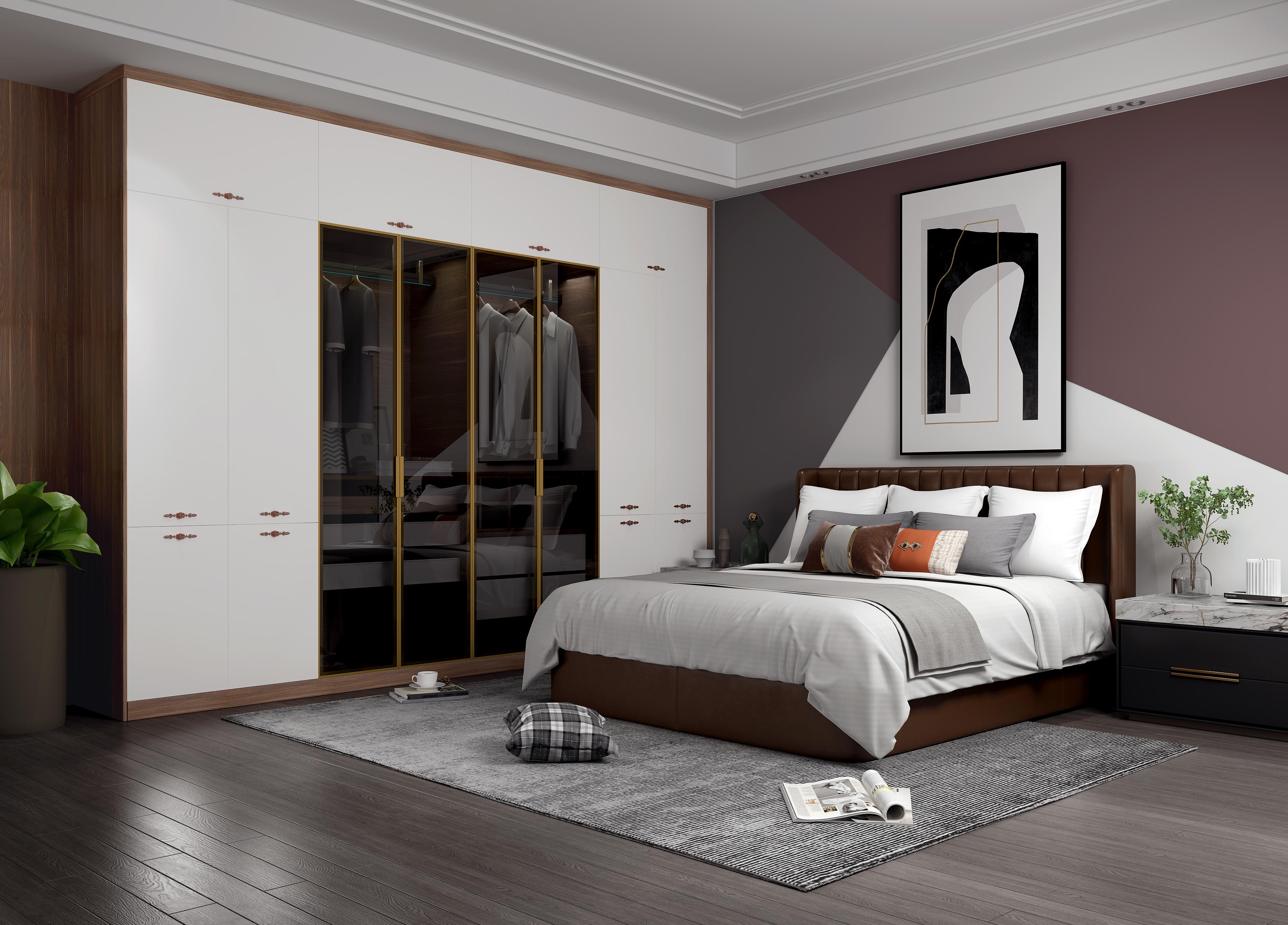 主卧做一排的定制衣柜找哪家做好? - 知乎