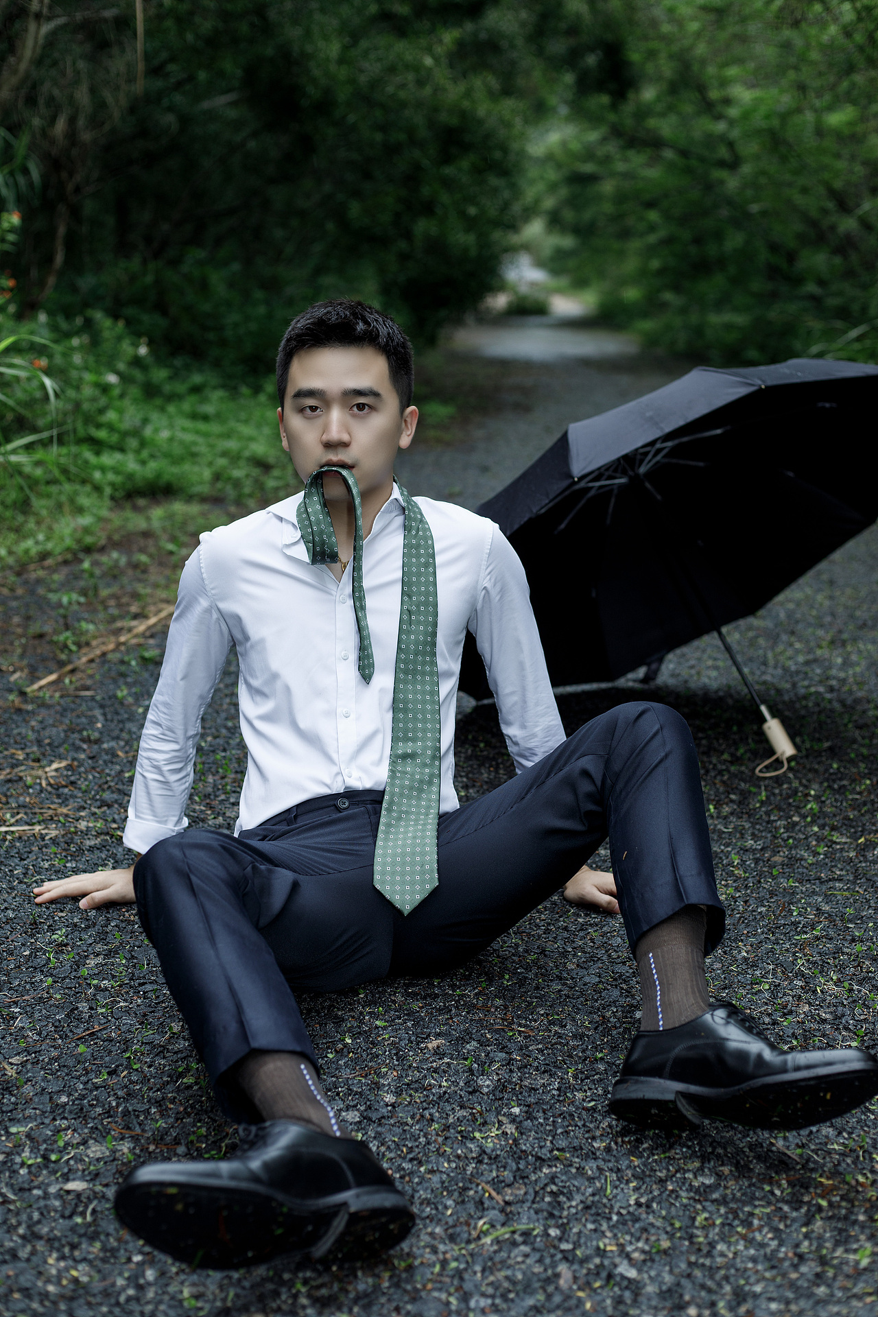 男士正装写真|森系