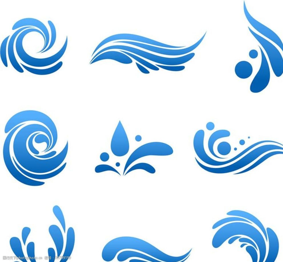 设计图库 标志图标 企业logo标志 关键词:公司logo标志商标 水花 水浪