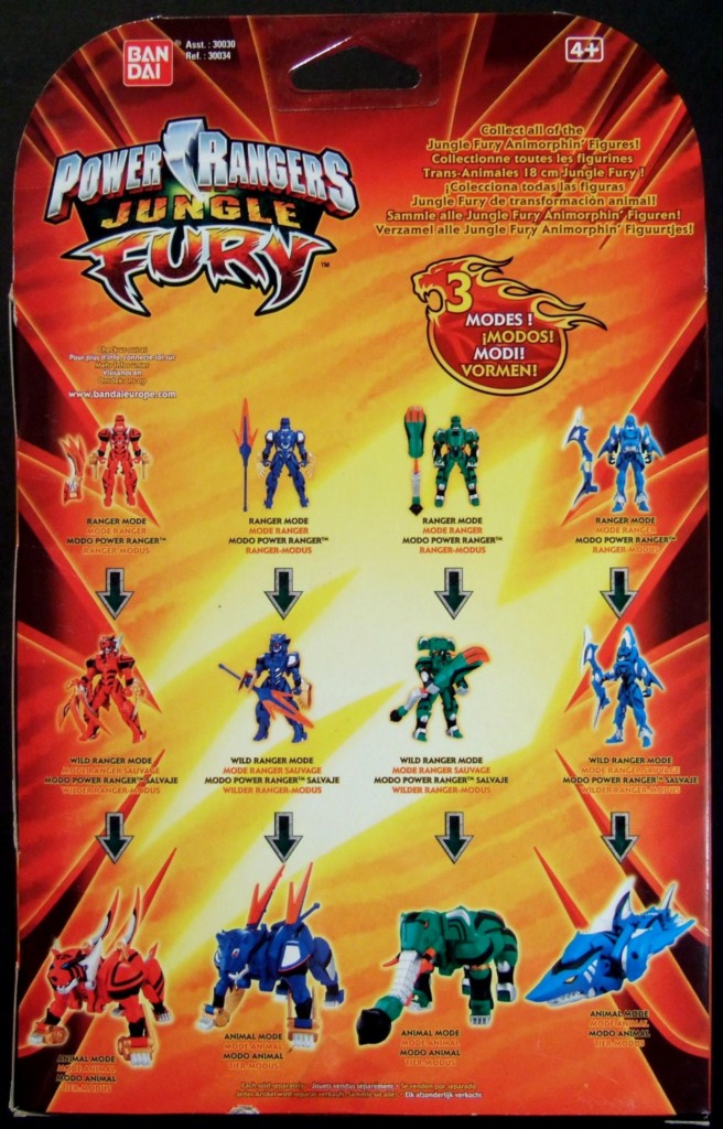 power rangers jungle fury animorphin elephant ranger new bnib