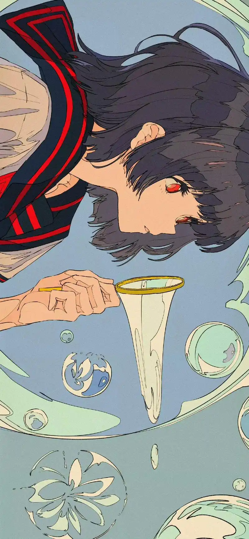 超好看的横屏动漫壁纸 来自日本插画师:《焦茶》的作品 #插画 - 抖音