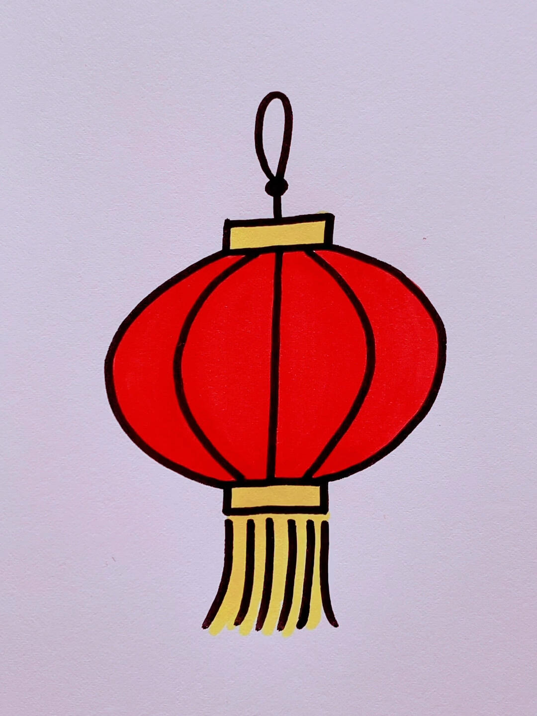 灯笼简笔画