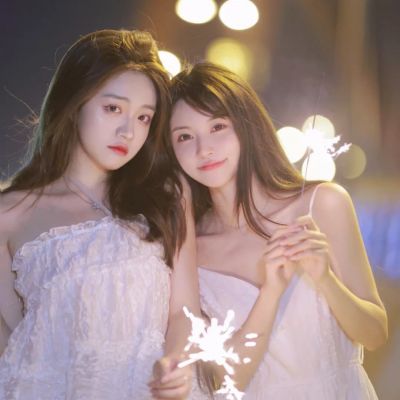 仙气闺蜜头像2人高清很仙气的姐妹闺蜜头像图片