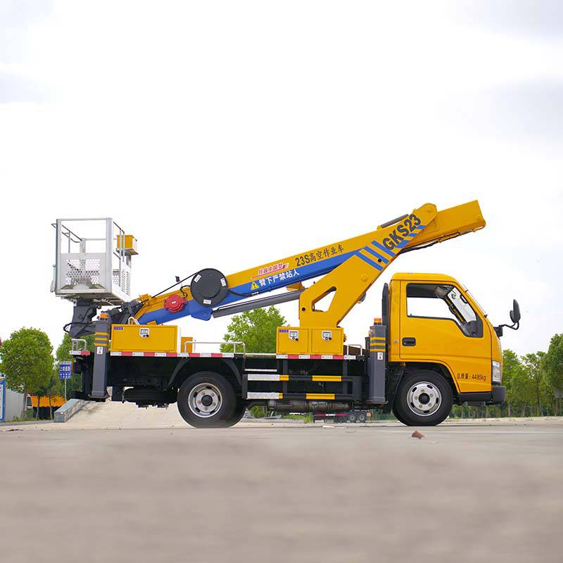 海伦哲高空作业车电脑控制自动限幅带应急泵