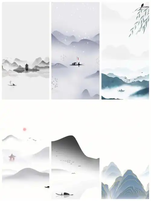 设计君又给大家分享[拔草r]美物啦古风手机壁纸|背景素材简约素雅的