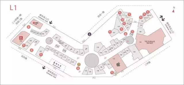 50例商场平面图解读