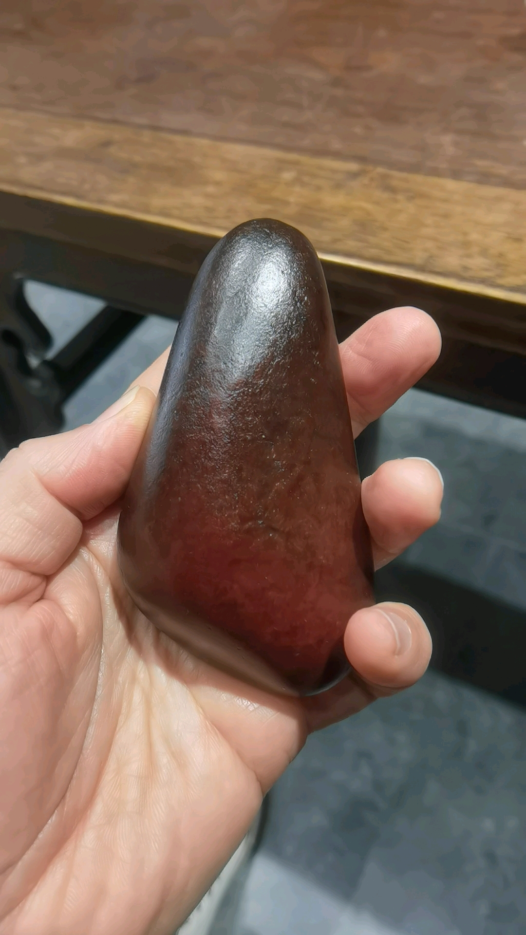 和田玉籽料见过最完美的和田玉红玉