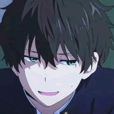 二次元丧系男头男生头像