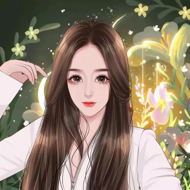 换一换你的微信头像啦温柔甜美的女生手绘头像唯美治愈