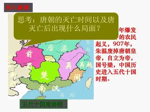 辽,西夏并立_中华书局ppt 导入新课 契 丹 思考:唐朝的灭亡时间以及唐