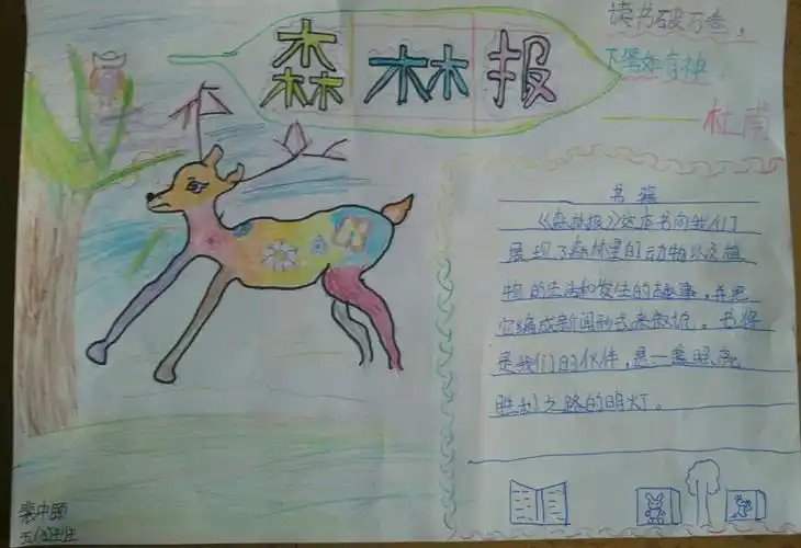 五年级组共读《森林报》成果展示