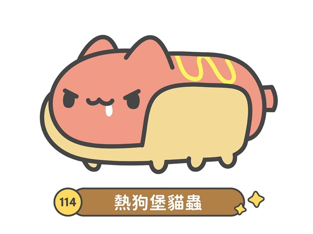 猫猫虫咖波的各种形态