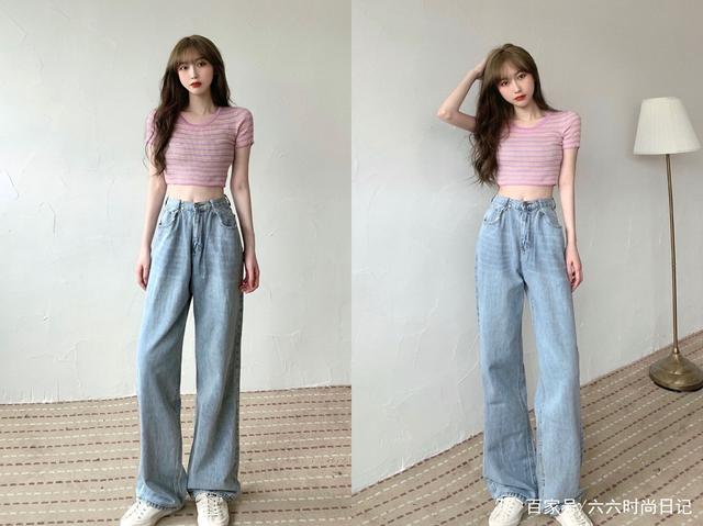 omg!短上衣 高腰裤的搭配真的又显高又时髦!