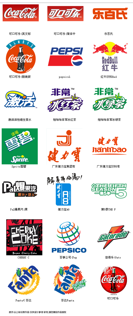 饮料主题标识logo设计欣赏