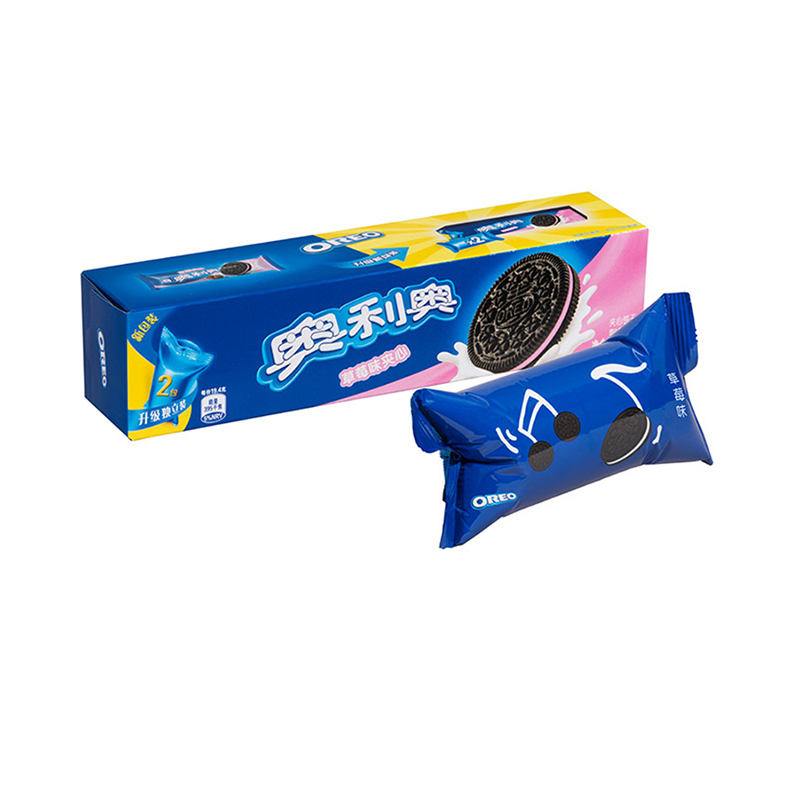 奥利奥oreo夹心饼干草莓味116g盒视频
