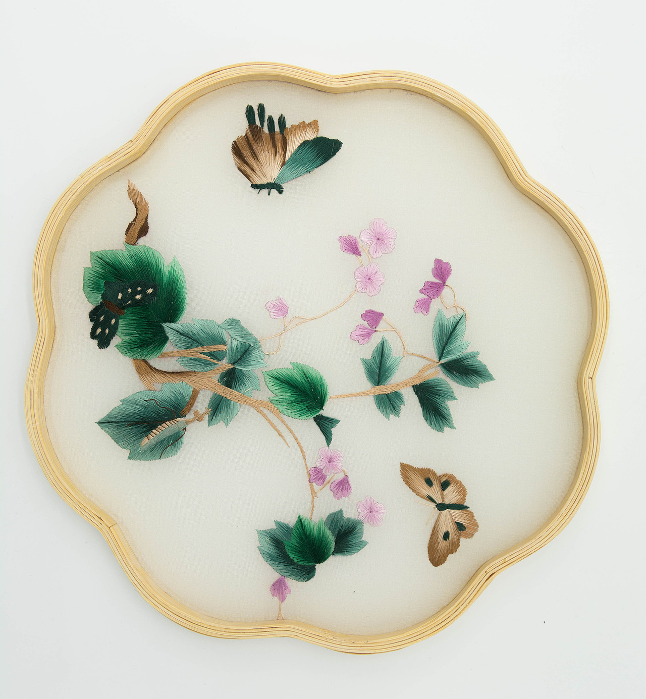 一席文创 手工双面绣画框 苏绣刺绣照片墙