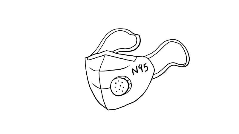 口罩简笔画简单又好看口罩简笔画怎么画 口罩简笔画画法口罩的简笔画