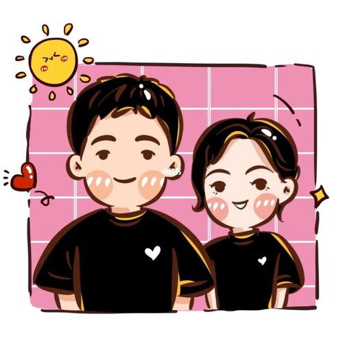 情侣头像呆萌可爱 情侣头像图片大全 -【爱个性】