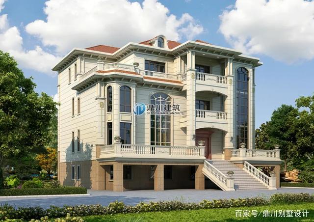 8套带架空层别墅,同是欧式却造型各异,人人喜欢而向往