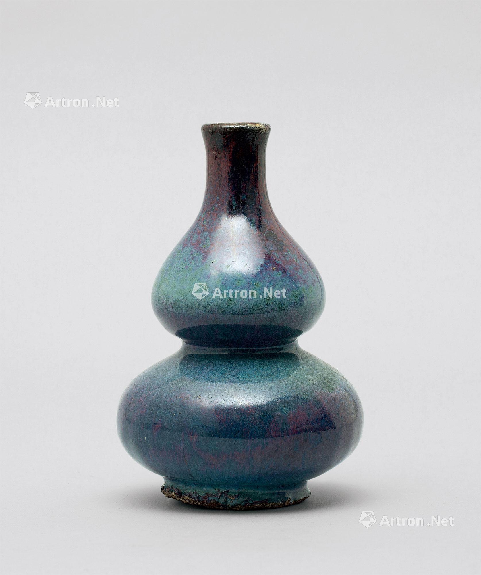 0036 清代 石湾窑葫芦瓶