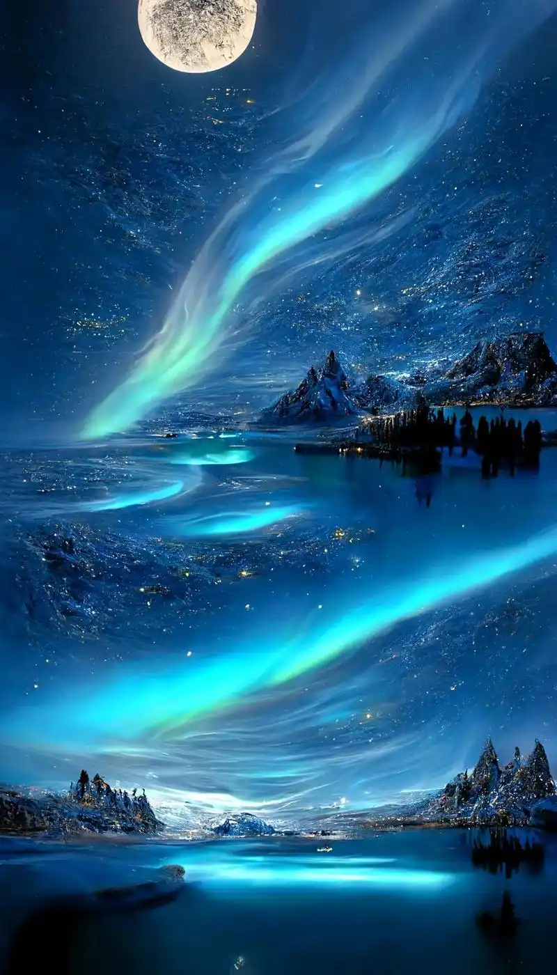 手机壁纸 我对着广阔无垠的浩瀚星海,对着满天的银光,静静地 - 抖音