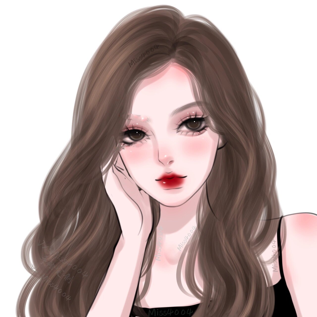 手绘头像 | 高冷女生漫画头像 |画头像 手绘头像 头像画画 女生头像