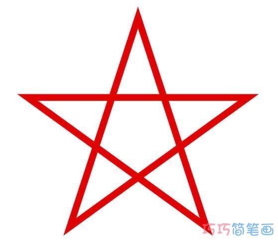 五角星动物简笔画 简笔画图片大全-蒲城教育文学网